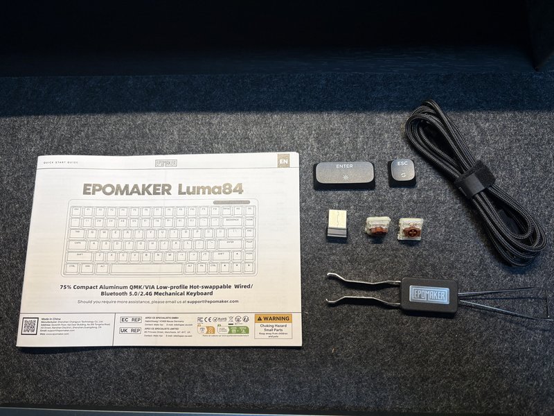 Epomaker Luma84 付属品アップ